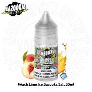 ایجوس سالت بازوکا هلو لیمو یخ | BAZOOKA PEACH LIME ICE JUICE SALT